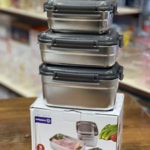 ظرف استیل سه تایی برند کورکماز