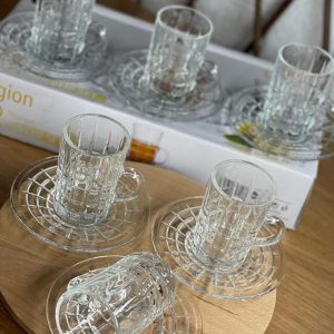 ست 12 پارچه استکان و نعلبکی لژیون